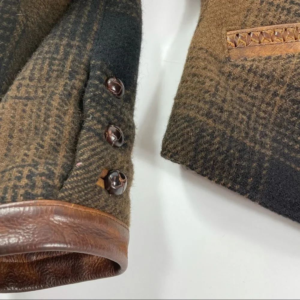 Vintage Alan Michael Western Plaid Blazer